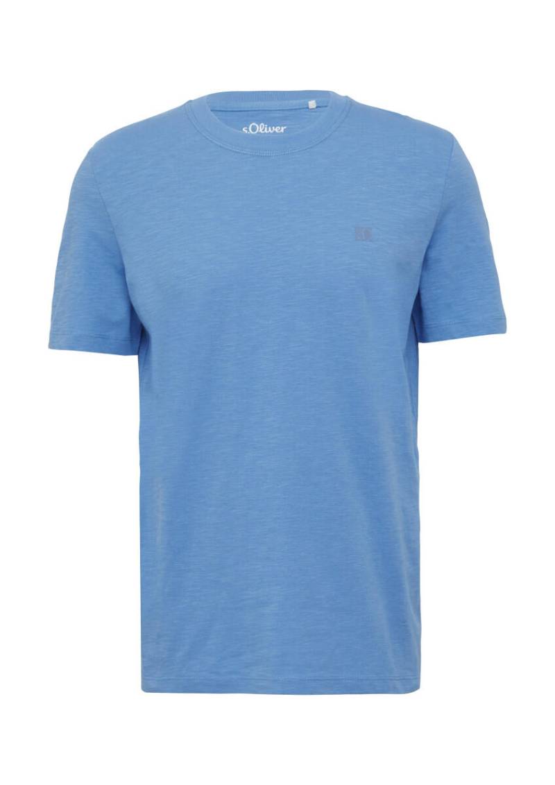 s.Oliver Red Label - T-Shirt aus Baumwolle blau - Gr. - M von s.Oliver Red Label