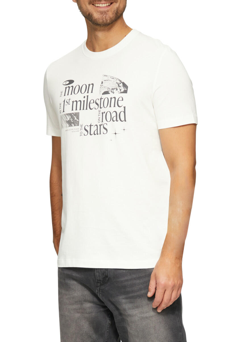 s.Oliver Red Label - T-Shirt mit Front-Print weiß - Gr. - S von s.Oliver Red Label