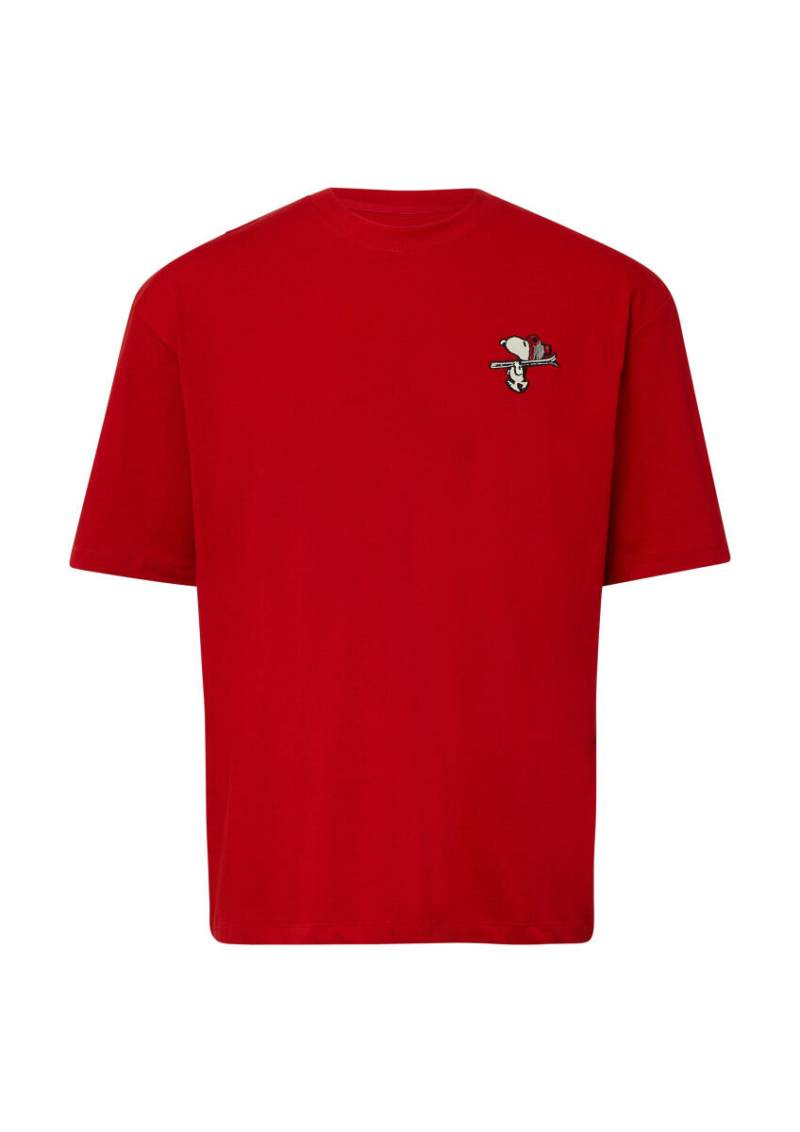 s.Oliver Red Label - T-Shirt mit Peanuts-Artwork im Relaxed Fit rot - Gr. - XXL von s.Oliver Red Label