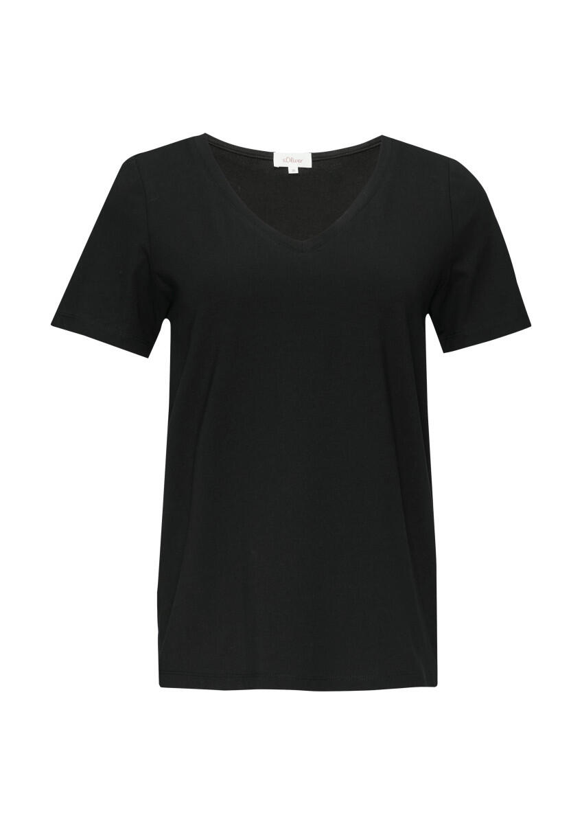 s.Oliver Red Label - T-Shirt schwarz - Gr. - 34 von s.Oliver Red Label