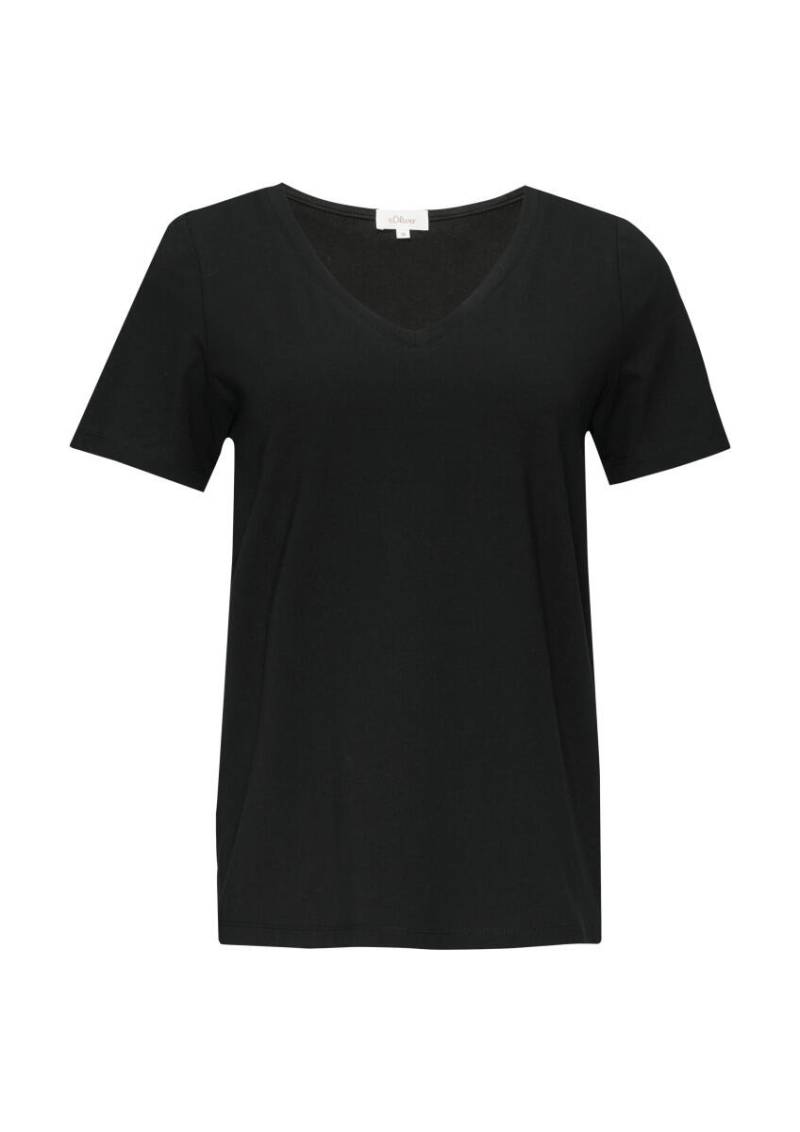 s.Oliver Red Label - T-Shirt schwarz - Gr. - 34 von s.Oliver Red Label