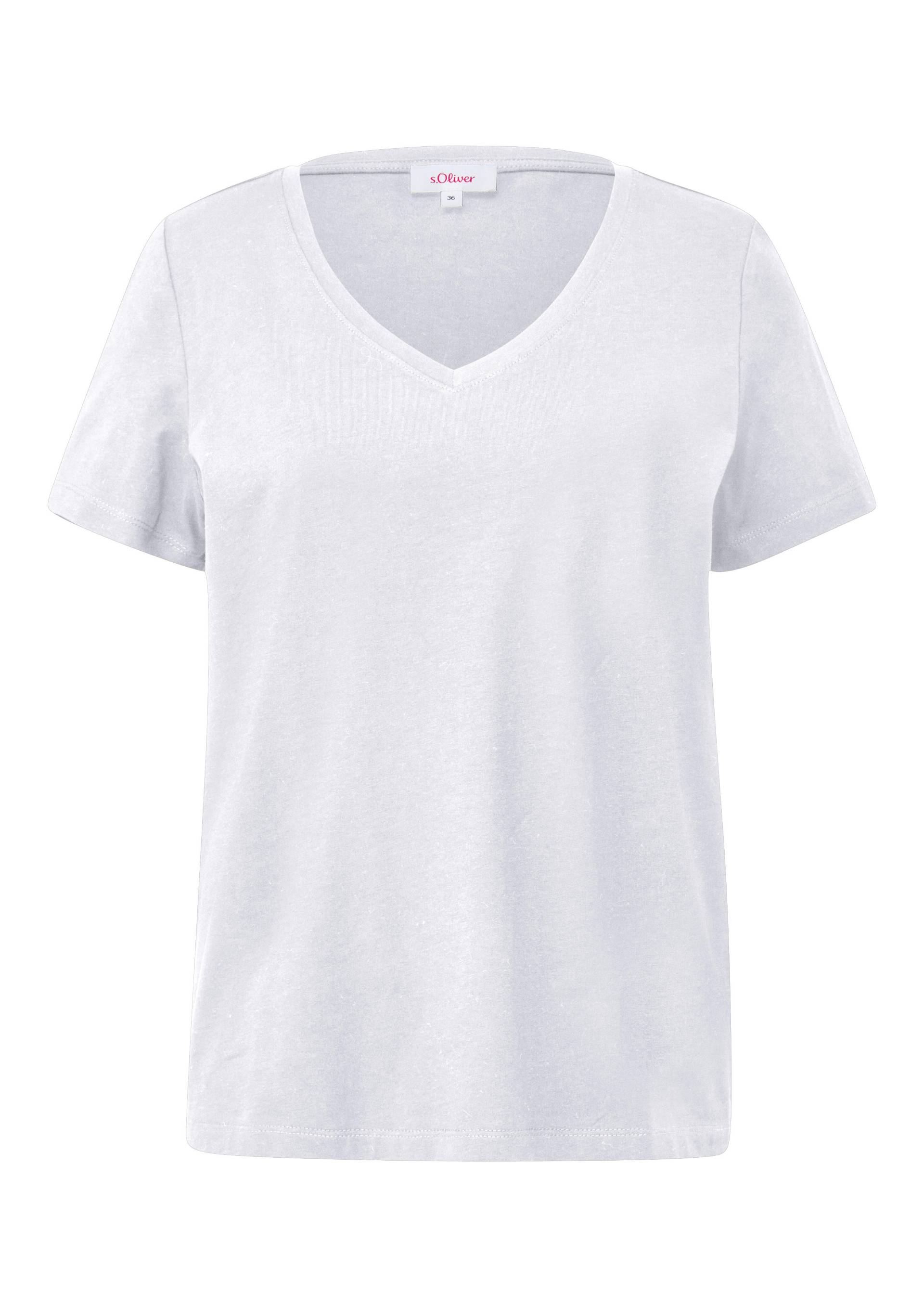 s.Oliver Red Label - T-Shirt weiß - Gr. - 34 von s.Oliver Red Label