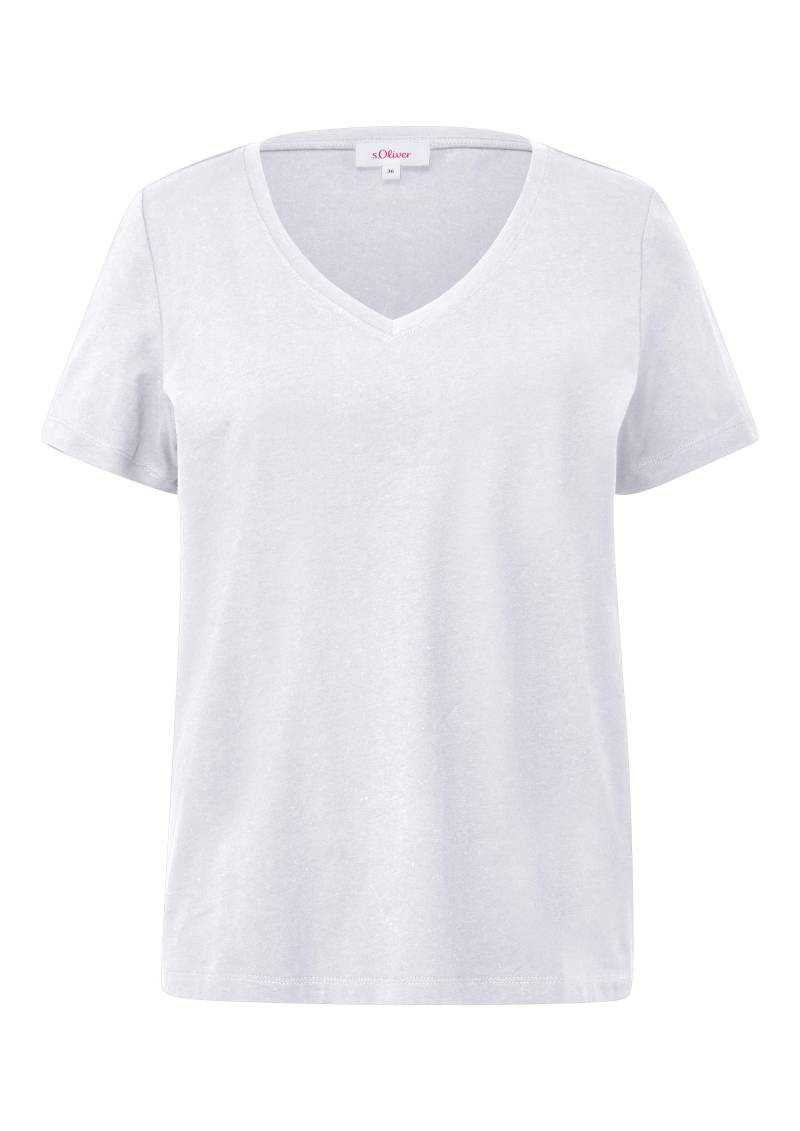 s.Oliver Red Label - T-Shirt weiß - Gr. - 34 von s.Oliver Red Label