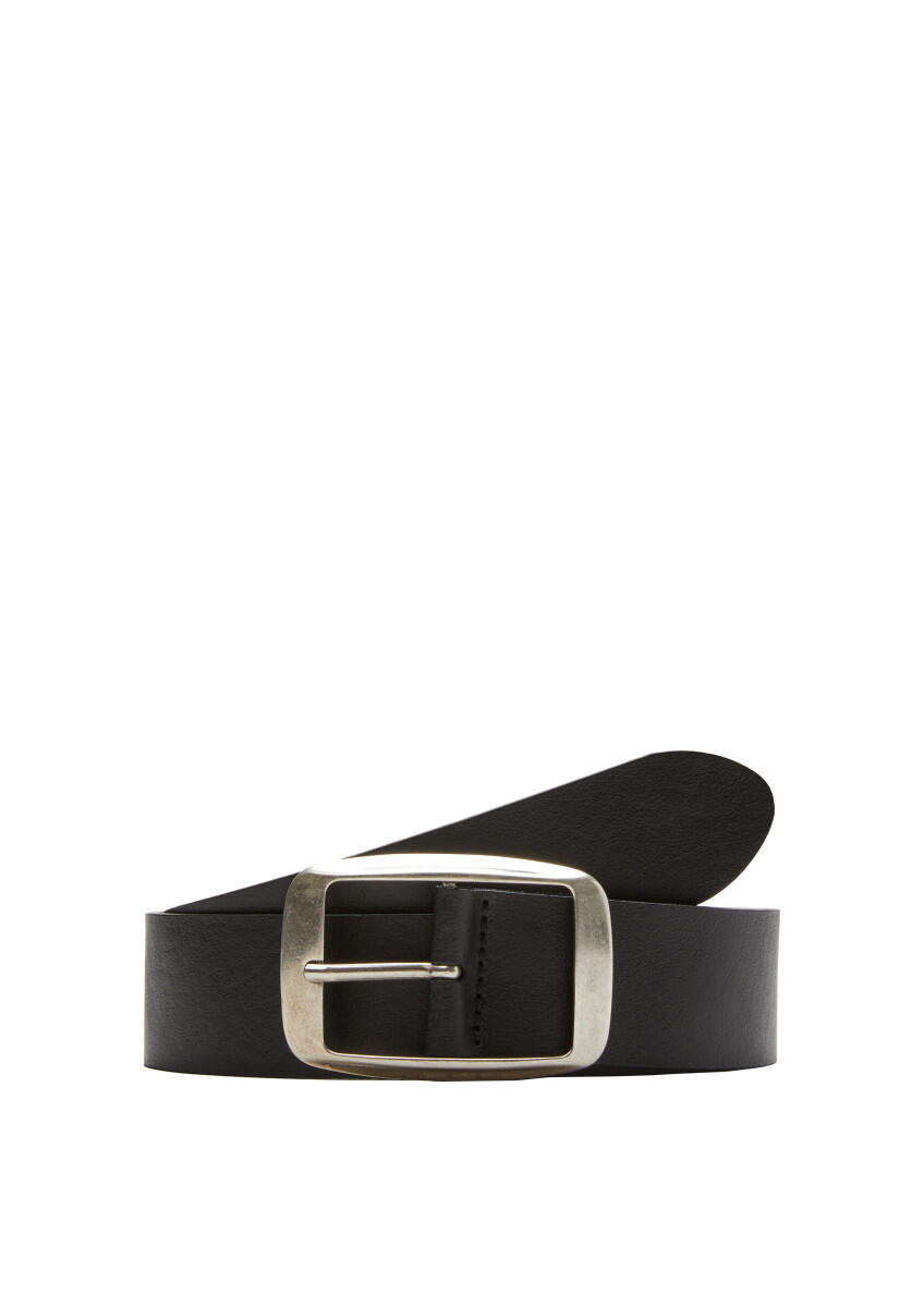 s.Oliver Red Label - Taillengürtel aus Leder schwarz - Gr. - 80 von s.Oliver Red Label