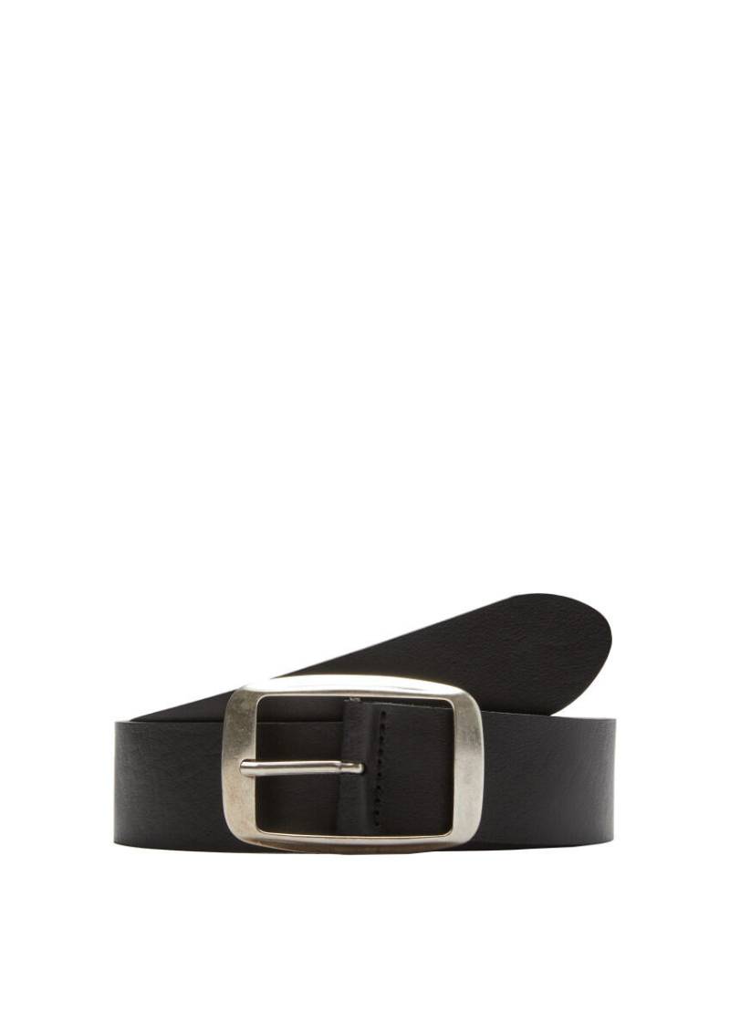 s.Oliver Red Label - Taillengürtel aus Leder schwarz - Gr. - 80 von s.Oliver Red Label