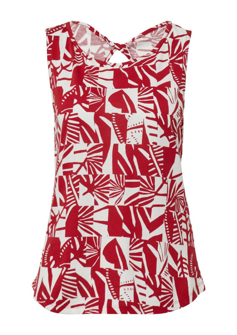 s.Oliver Red Label - Top mit dekorativem Cut-out rot - Gr. - 40 von s.Oliver Red Label