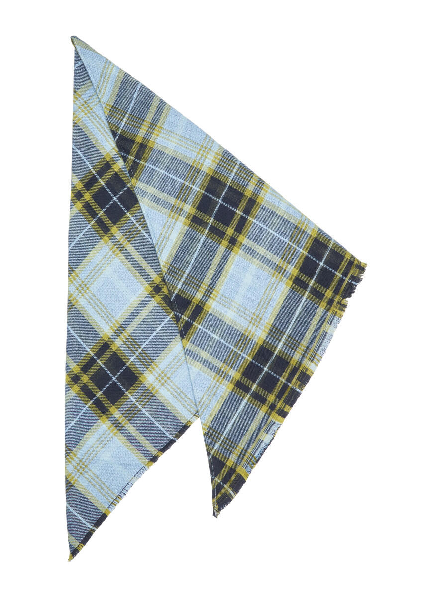 s.Oliver Red Label - Tuch mit Karomuster blau - Gr. - 1 von s.Oliver Red Label