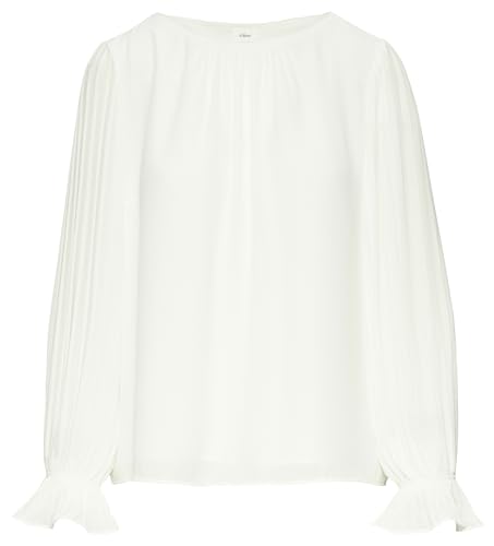 s.Oliver Schwarz LABEL Damen 2157973 Bluse Langarm, 0200, 38 von s.Oliver Schwarz LABEL