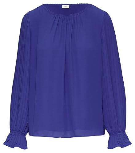 s.Oliver Schwarz LABEL Damen 2157973 Bluse Langarm, 5605, 36 von s.Oliver Schwarz LABEL