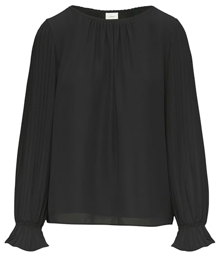s.Oliver Schwarz LABEL Damen 2157973 Bluse Langarm, 9999, 40 von s.Oliver Schwarz LABEL