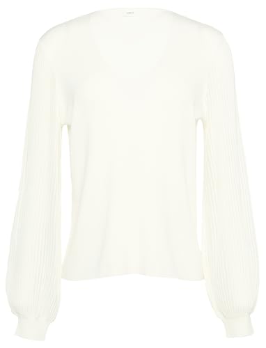 s.Oliver Schwarz LABEL Pullover mit semitransparenten Ärmeln von s.Oliver Schwarz LABEL