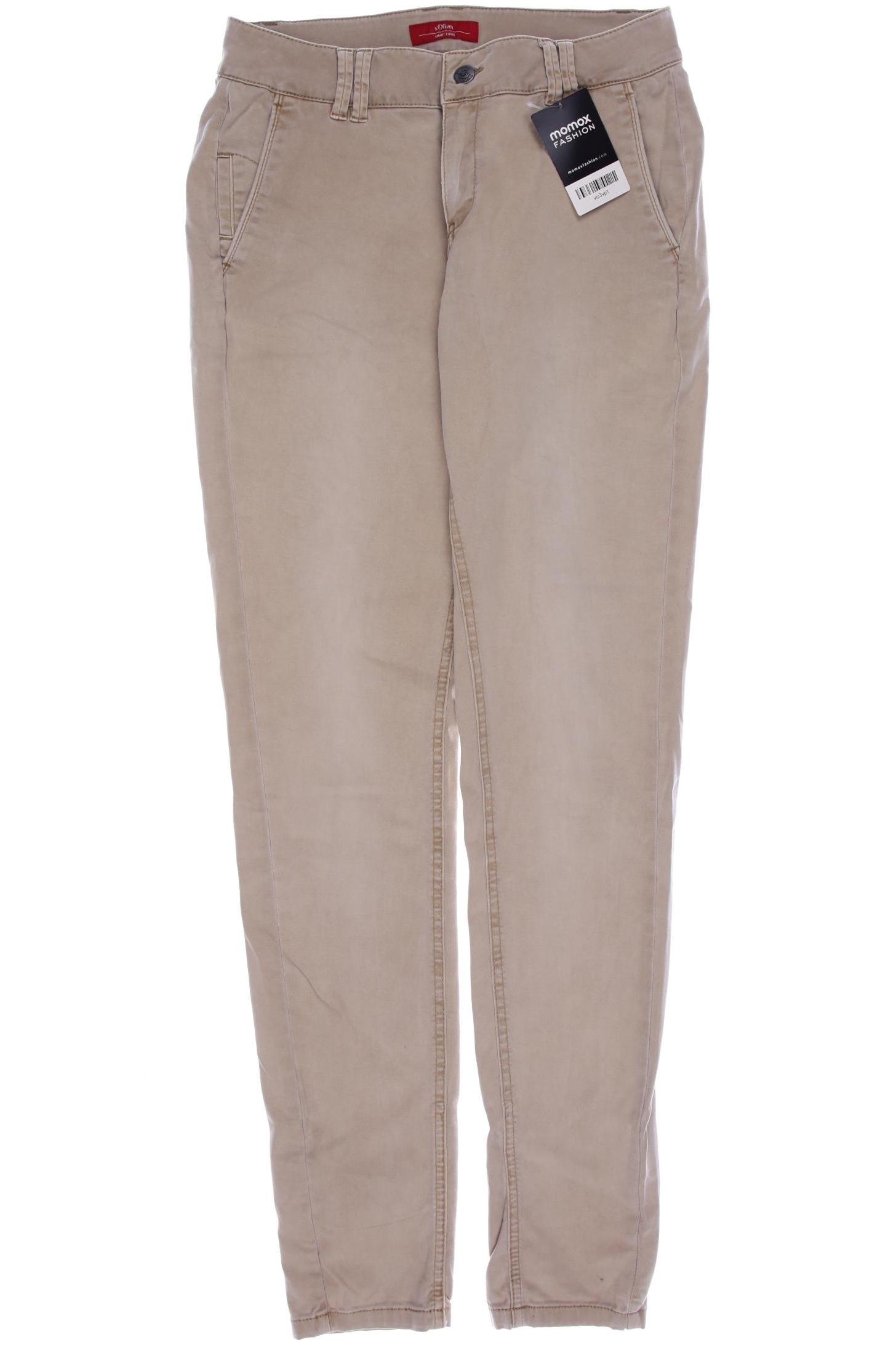 s.Oliver Selection Damen Jeans, beige von s.Oliver Selection