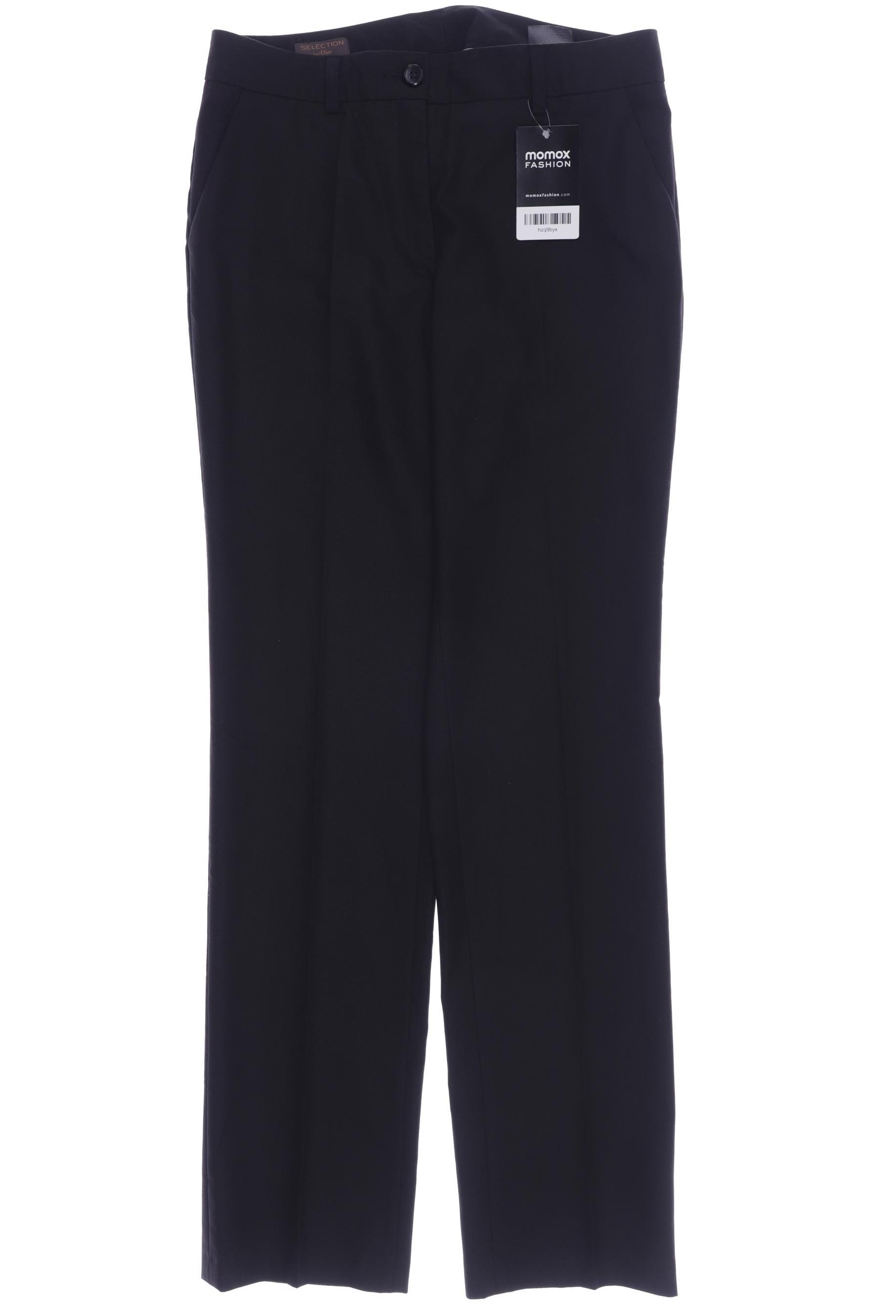 s.Oliver Selection Damen Stoffhose, schwarz von s.Oliver Selection