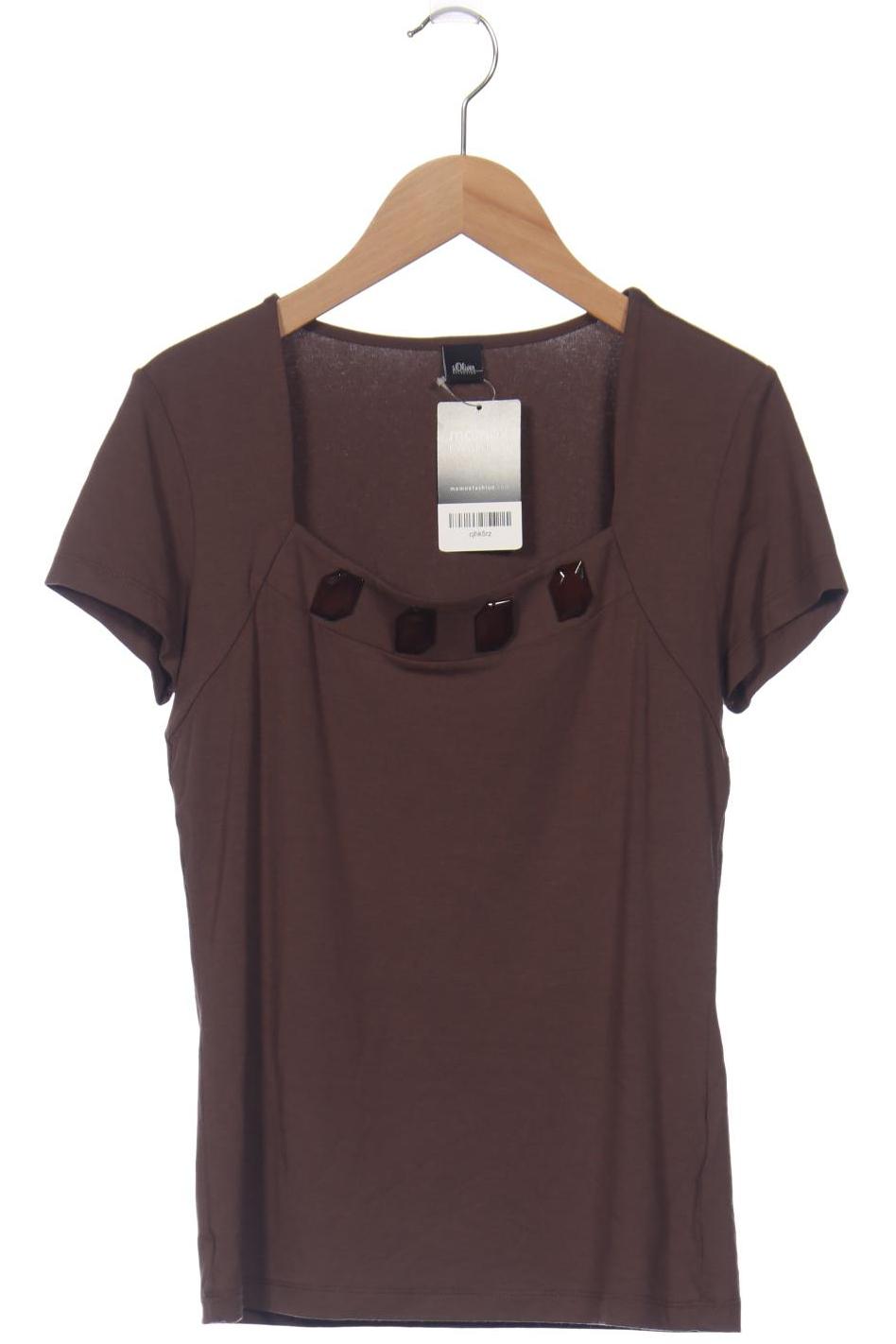 s.Oliver Selection Damen T-Shirt, braun von s.Oliver Selection