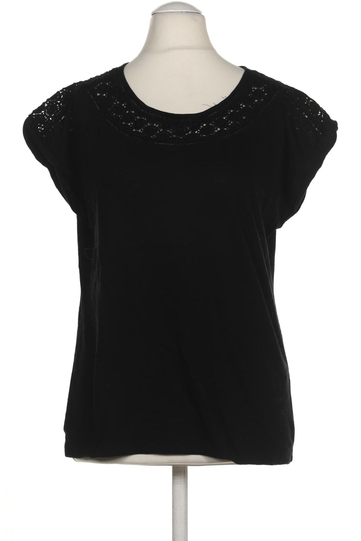 s.Oliver Selection Damen T-Shirt, schwarz, Gr. 36 von s.Oliver Selection