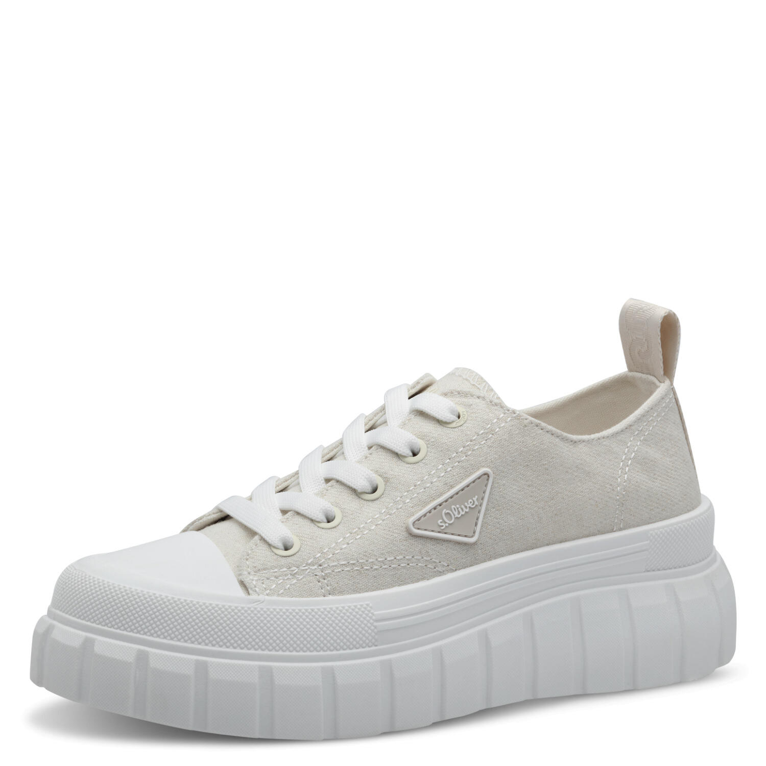 s.Oliver Shoes - Da.-Schnürer beige - Gr. - 39 von s.Oliver Shoes