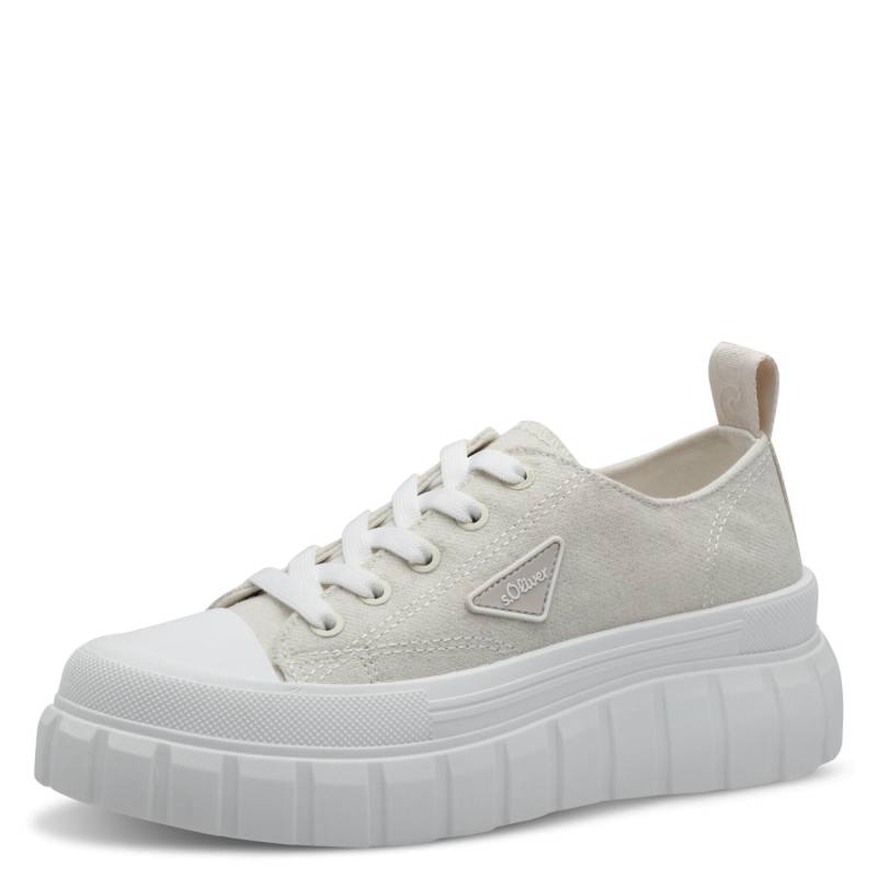 s.Oliver Shoes - Da.-Schnürer beige - Gr. - 39 von s.Oliver Shoes