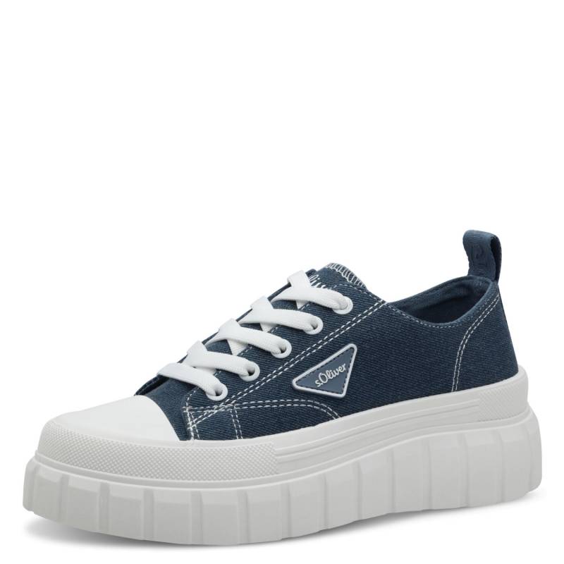 s.Oliver Shoes - Da.-Schnürer denim - Gr. - 37 von s.Oliver Shoes