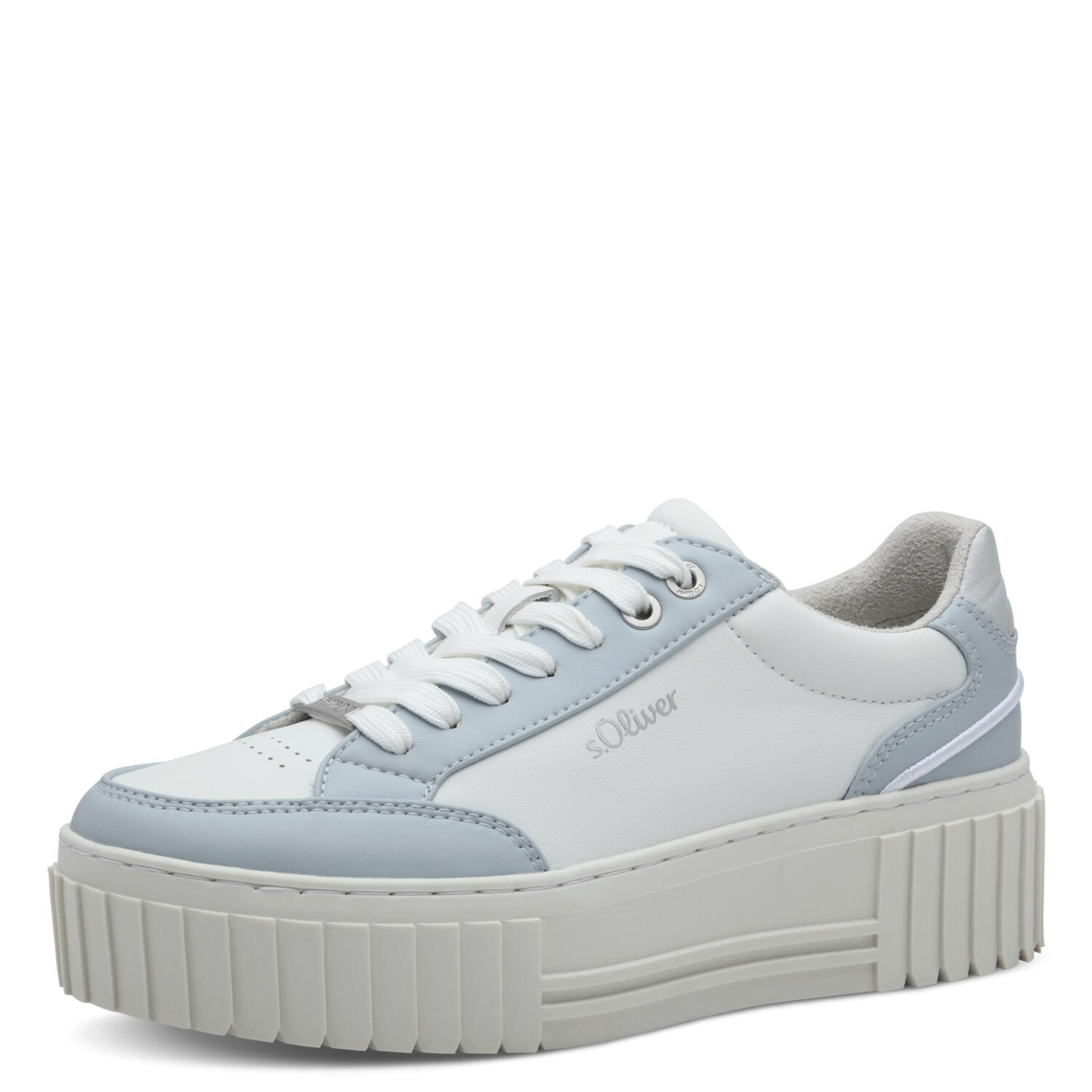 s.Oliver Shoes - Da.-Schnürer light blue comb. - Gr. - 41 von s.Oliver Shoes