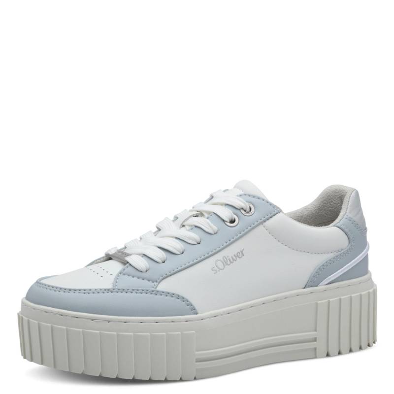 s.Oliver Shoes - Da.-Schnürer light blue comb. - Gr. - 41 von s.Oliver Shoes