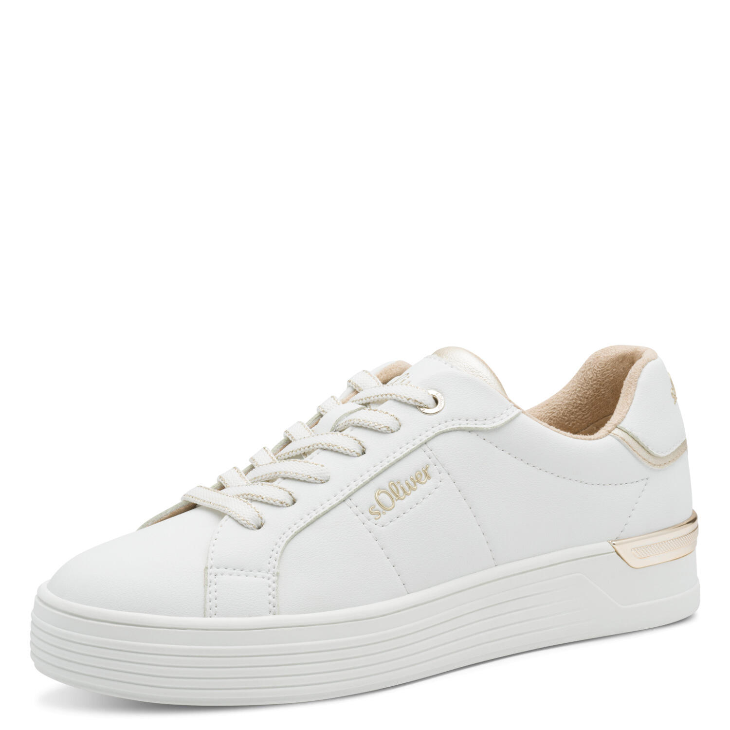 s.Oliver Shoes - Da.-Schnürer white - Gr. - 37 von s.Oliver Shoes