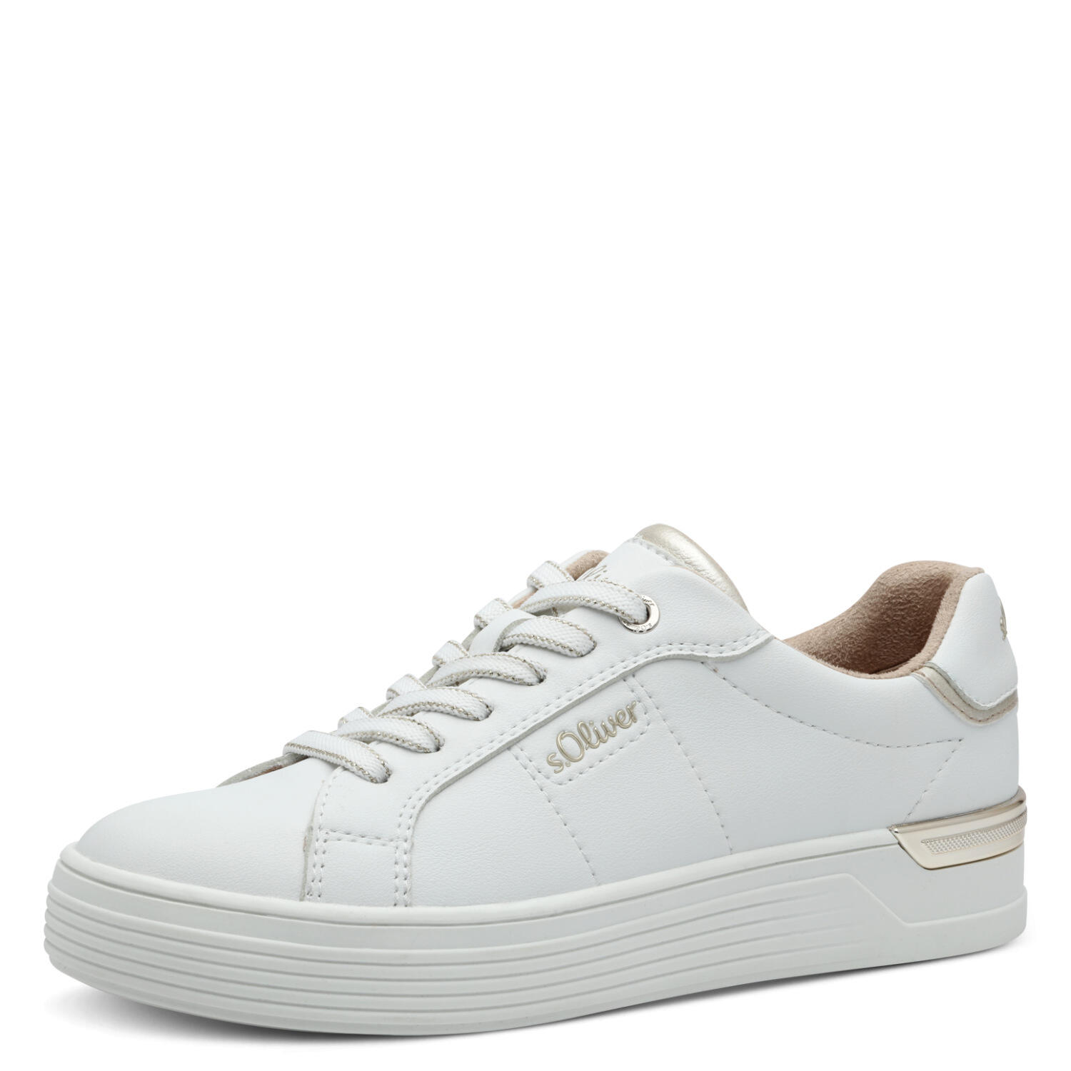 s.Oliver Shoes - Da.-Schnürer white - Gr. - 40 von s.Oliver Shoes