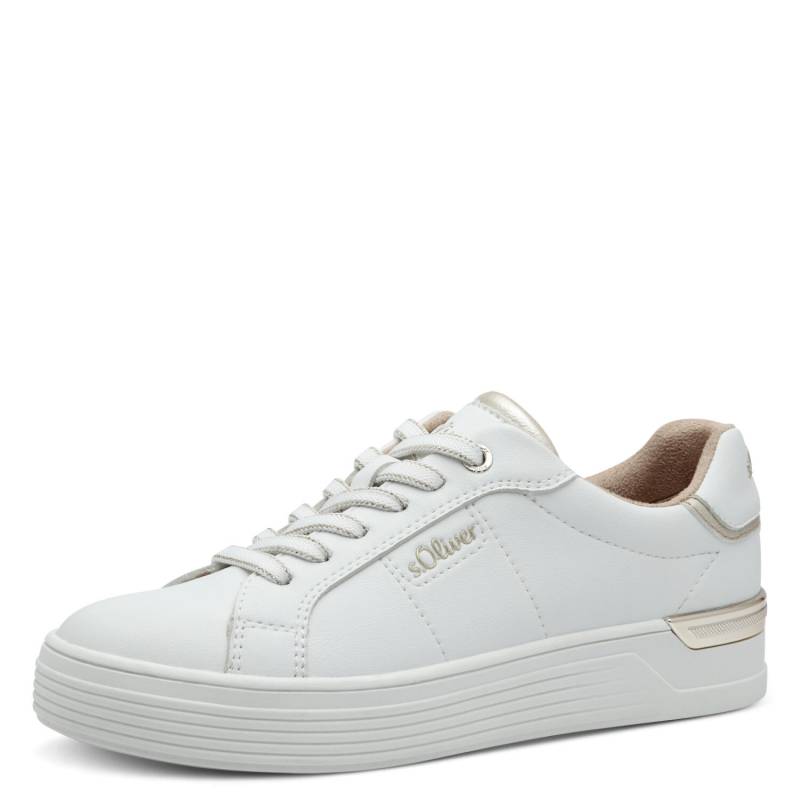 s.Oliver Shoes - Da.-Schnürer white - Gr. - 40 von s.Oliver Shoes