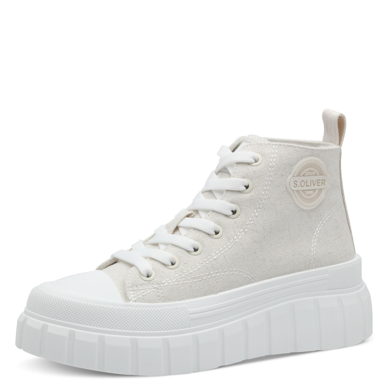 s.Oliver Shoes - Da.-Stiefel beige - Gr. - 39 von s.Oliver Shoes