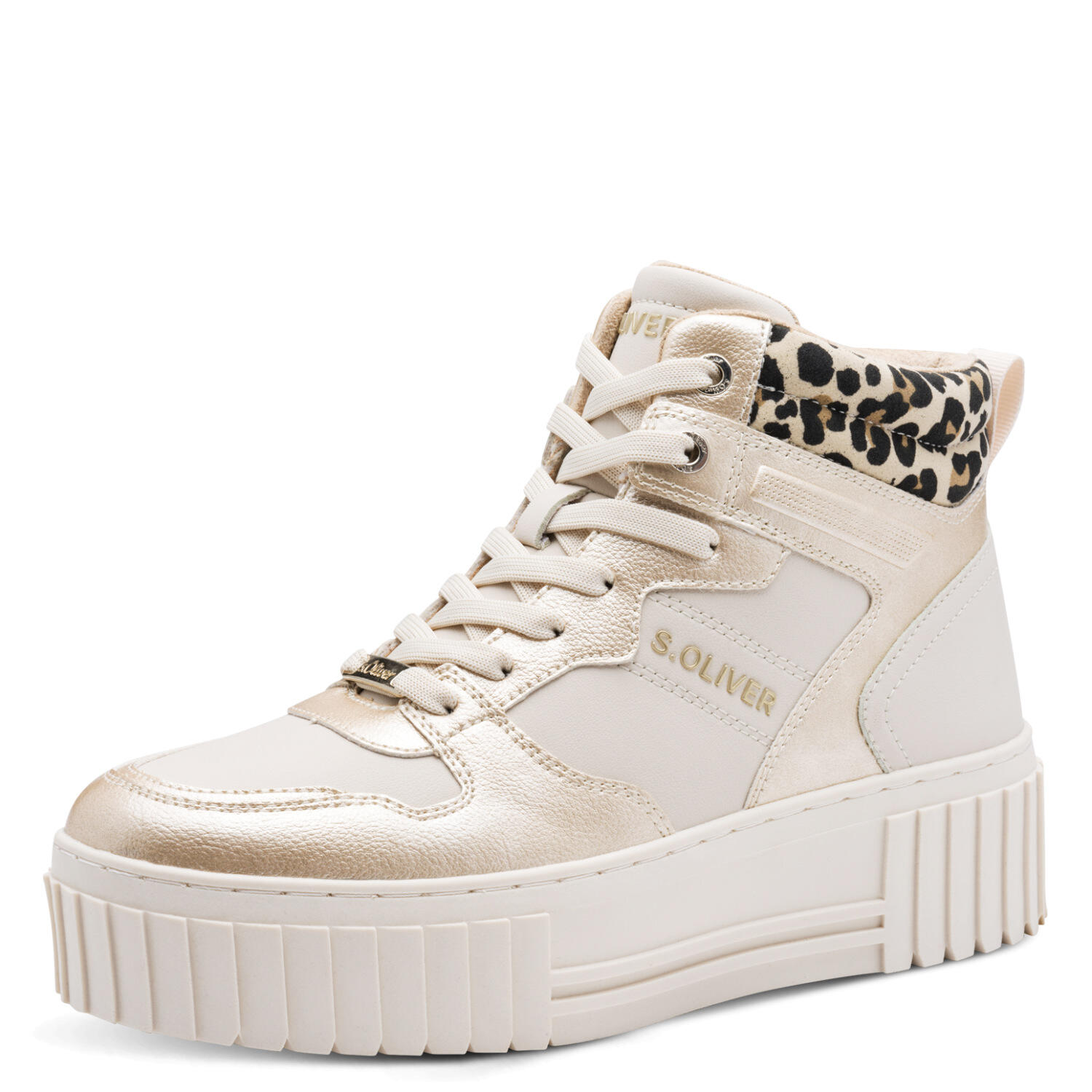 s.Oliver Shoes - Da.-Stiefel beige comb - Gr. - 38 von s.Oliver Shoes