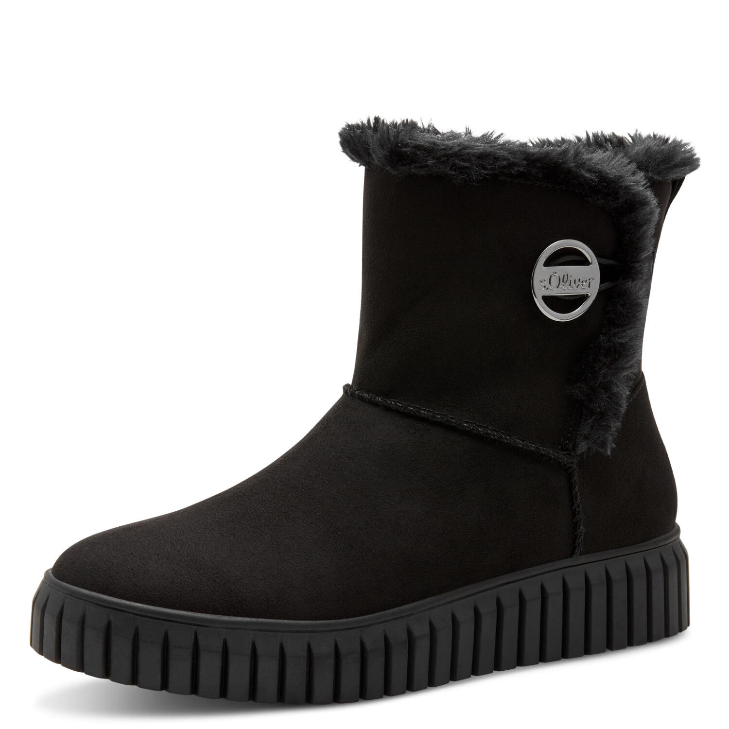 s.Oliver Shoes - Da.-Stiefel black uni - Gr. - 37 von s.Oliver Shoes