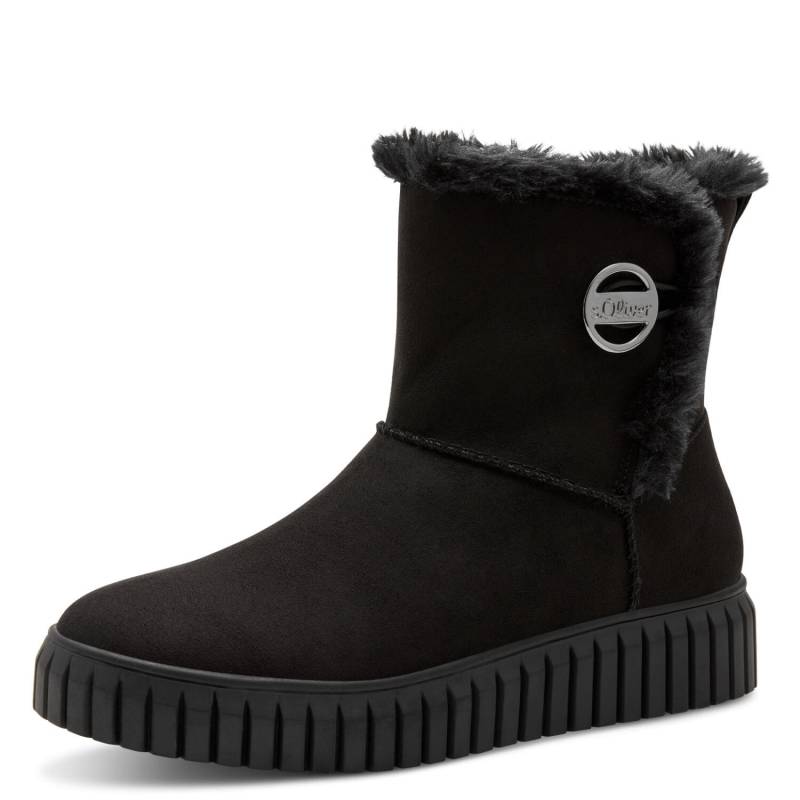 s.Oliver Shoes - Da.-Stiefel black uni - Gr. - 37 von s.Oliver Shoes