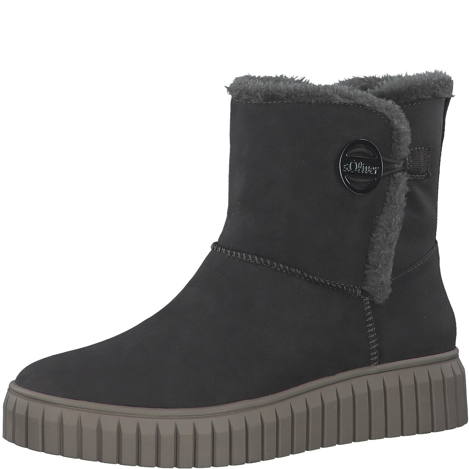 s.Oliver Shoes - Da.-Stiefel graphite - Gr. - 37 von s.Oliver Shoes