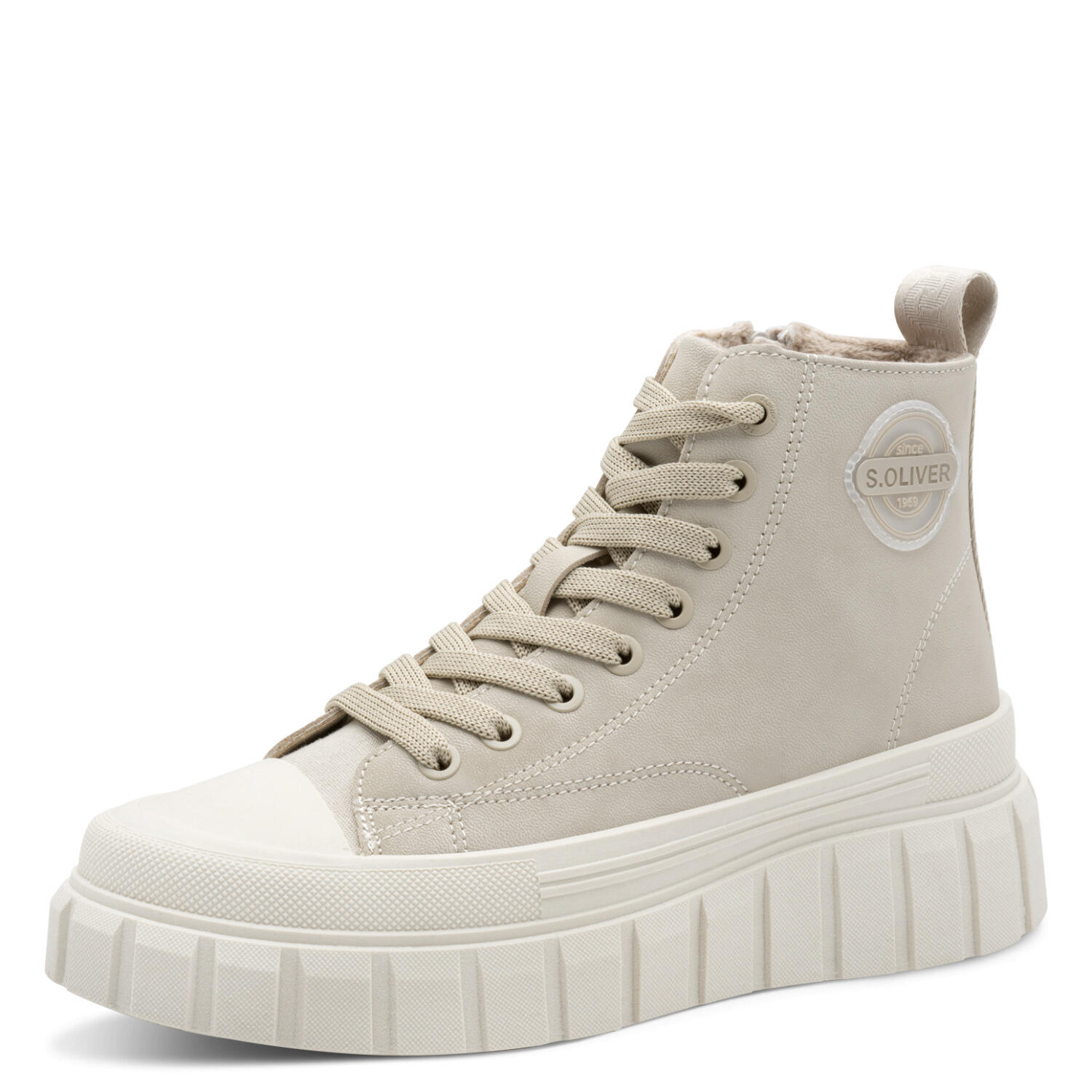 s.Oliver Shoes - Da.-Stiefel light taupe - Gr. - 37 von s.Oliver Shoes