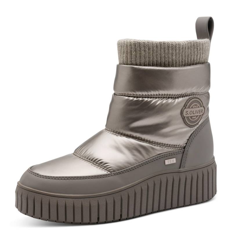s.Oliver Shoes - Da.-Stiefel platinum - Gr. - 37 von s.Oliver Shoes