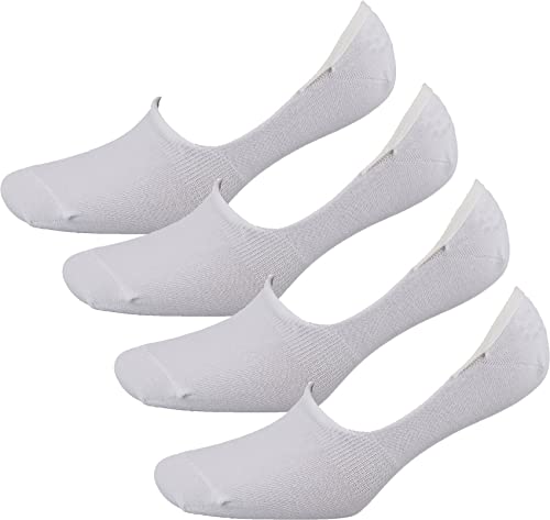 s.Oliver Socks Damen Online Women Originals Organic Cotton Footies 4p, White, 39-42 von s.Oliver