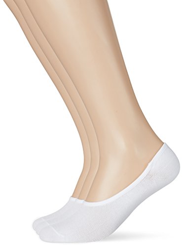 s.Oliver Socks Herren Unisex Fashion Footy 3p Füßlinge & Sneakersocken, Weiß (White 1), (43/46) (3er Pack) von s.Oliver