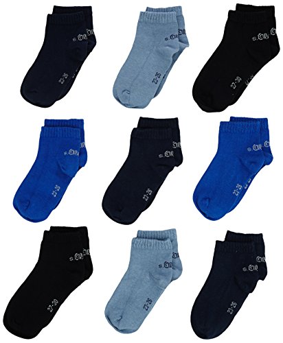 s.Oliver Socks Jungen S21010 Sneakersocken, Blau (Blue 30), 39-42 EU von s.Oliver Socks