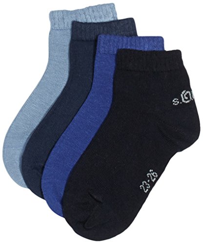 s.Oliver Socks Jungen S21008 Sneakersocken, Blau (Blue 30), 31/34 von s.Oliver Socks