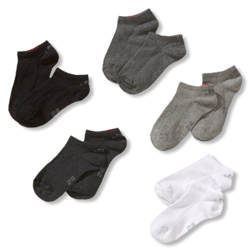 s.Oliver Socks Jungen S24125-Jungen Sneakersocke, Mehrfarbig (49 graue Kombis: Weiß, Hellgrau, Dunkelgrau, Anthrazit, Schwarz), 31-34 von s.Oliver