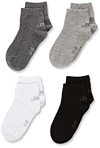 s.Oliver Socks Jungen S21008 Sneakersocken, Grau (Grey Combination 49), 27/30 von s.Oliver