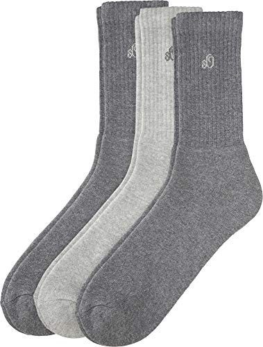 s.Oliver Unisex - Erwachsene Socke 3 er Pack, S30001, Gr. 43-46, Grau (10 grey) von s.Oliver Socks