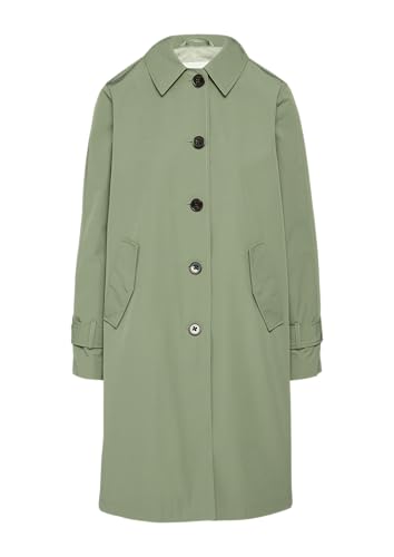 Carcoat mit Rückenschlitz und Riegeldetail am Ärmel salbeigrün 42 von s.Oliver