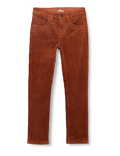 s.Oliver Jungen 2118625 Cord Hose lang, BROWN, 110 / SLIM von s.Oliver