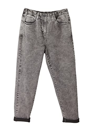 s.Oliver Mädchen 2117895 Jeans, Mom Fit, GREY, 176 / BIG von s.Oliver