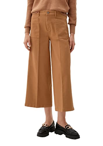 s.Oliver Damen 2121210 Jeans Culotte, BROWN, 48 von s.Oliver