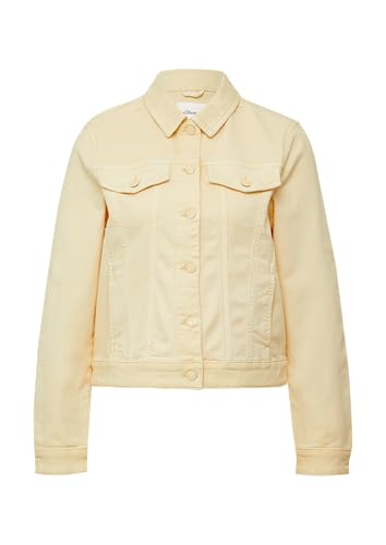 Elastische Jeansjacke mit seitlichen Eingrifftaschen helles Zitrone 38 Elastische Jeansjacke mit seitlichen Eingrifftaschen helles Zitrone 38 von s.Oliver