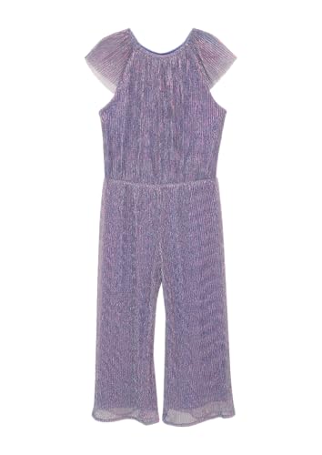 Festiver Chiffon-Overall mit Wide Leg lila 128 von s.Oliver