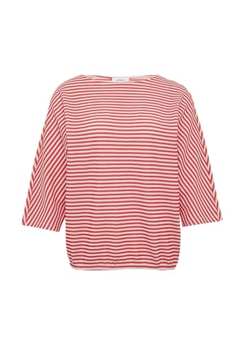 Gestreiftes T-Shirt im Relaxed Fit mit 3/4-Ärmeln zartrosa 38 von s.Oliver