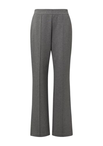 Interlock-Jogpants mit Straight Leg Graphit 46 von s.Oliver