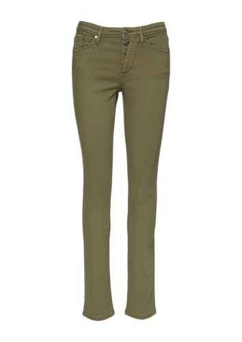 Jeans Betsy/Slim Fit/Mid Rise/Slim Leg olivgrün 34/32 von s.Oliver